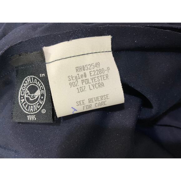 Laundry by Shelli Segal Blue Velour Gown - Picture 7 of 8